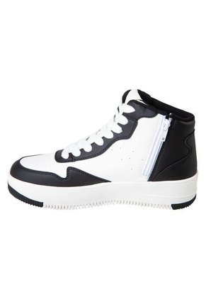 Zapatos Casuales Train Hi Top Para Mujer Blanco Brash 200314 Payless