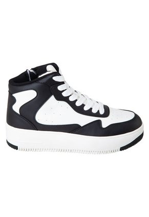 Zapatos Casuales Train Hi Top Para Mujer Blanco Brash 200314 Payless