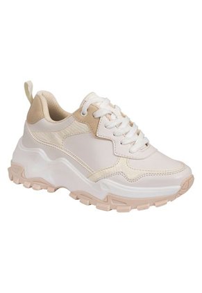 Zapatos Casuales Fashion Tipo Sneakers Para Mujer Beige Brash 199586 Payless