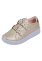 Zapatos Fashion Tipo Sneakers Para Niña Pequeña Dorado Brash 196323 de Brash