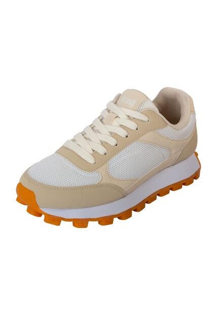 Zapatos Casuales Tipo Sneakers Para Mujer Blanco Brash 201138