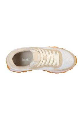 Zapatos Casuales Tipo Sneakers Para Mujer Blanco Brash 201138
