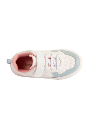 Zapatos Casuales Tipo Sneakers Para Niña Pequeña Blanco Brash 210161