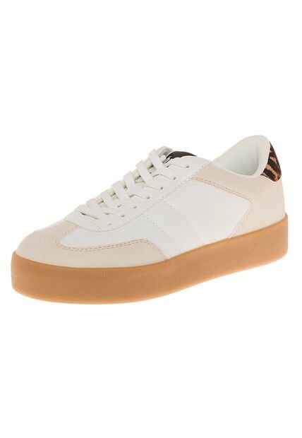 Zapatos Casuales Mesa Tipo Sneaker Para Mujer Beige Brash 210536
