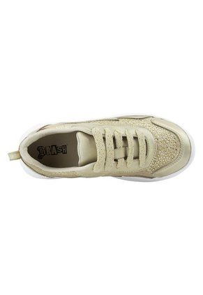 Zapatos Tipo Sneaker Para Niña Dorado Brash 194011