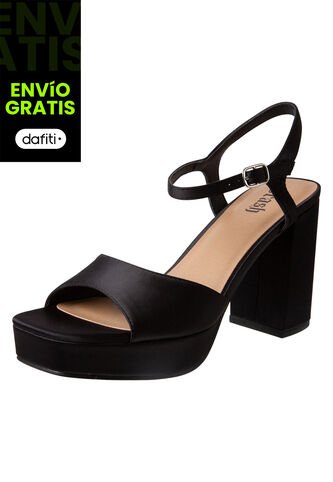 Sandalias De Vestir Atwood Con Plataforma Para Mujer Negro Brash 195867 Brash