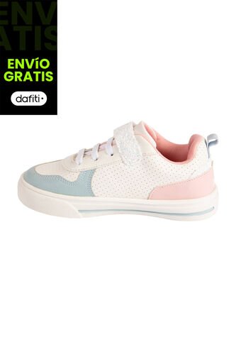 Zapatos Casuales Tipo Sneakers Para Niña Pequeña Blanco Brash 210161 Brash