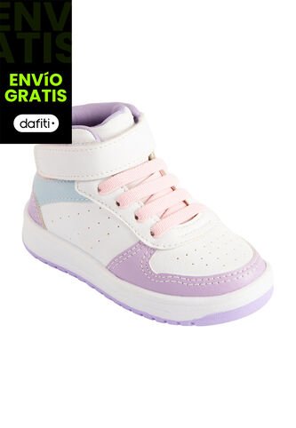 Zapatos Casuales Tipo Botines Sneakers Para Niña Pequeña Blanco Brash 210054 Payless Brash