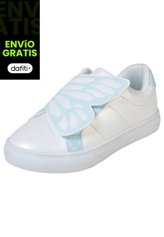 Zapatos Casuales Millie Con Diseño De Mariposa Para Niña Blanco Brash 200627 Payless Brash