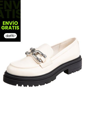 Zapatos Casuales Guerdy Tipo Mocasín Para Mujer Beige Brash 199143 Payless Brash
