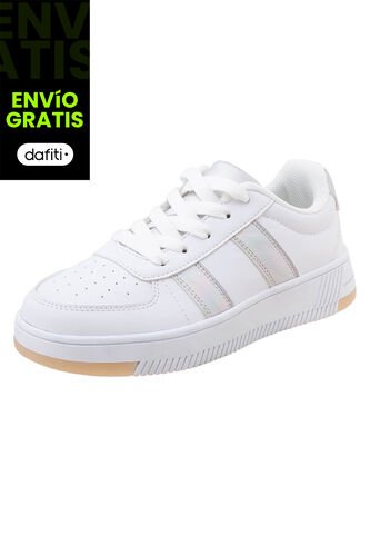 Zapatos Casuales Tipo Sneaker Elloel Para Niña Blanco Brash 198440 Payless Brash
