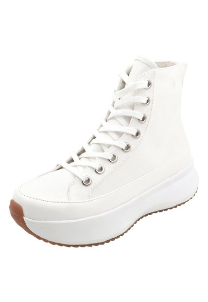 Tenis Monster High Top Para Mujer Blanco Brash 192212