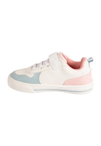 Zapatos Casuales Tipo Sneakers Para Niña Pequeña Blanco Brash 210161