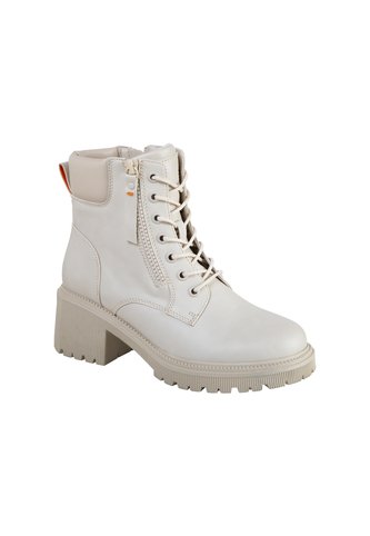 Botines Janie Con Cordones Para Mujer Beige Brash 199237 Payless Brash