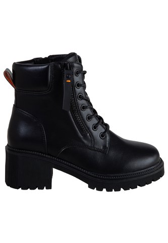 Botines Janie Con Cordones Para Mujer Negro Brash 199236 Payless Brash