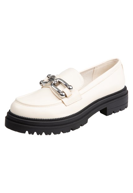 Zapatos Casuales Guerdy Tipo Mocasín Para Mujer Beige Brash 199143 Payless