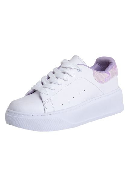 Zapatos Deportivos Fashion Para Mujer Morado Claro Brash 198365