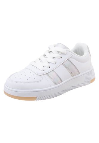 Zapatos Casuales Tipo Sneaker Elloel Para Niña Blanco Brash 198440 Payless Brash