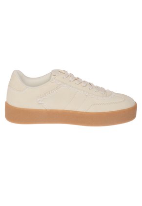 Zapatos Casuales Mesa Tipo Sneakers Para Mujer Marfil Brash 212000