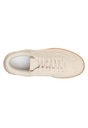 Zapatos Casuales Mesa Tipo Sneakers Para Mujer Marfil Brash 212000