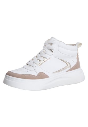 Zapatos Deportivos Tipo Botín Para Mujer Blanco Brash 198353 Brash