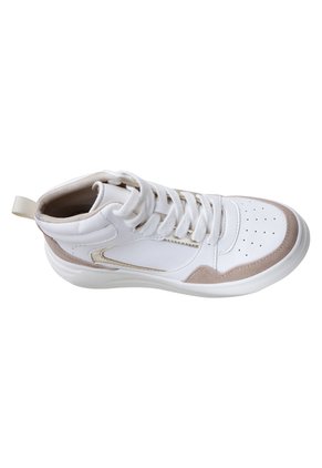 Zapatos Deportivos Tipo Botín Para Mujer Blanco Brash 198353