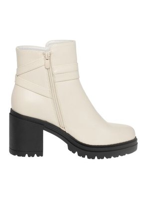 Botines Tippi Para Mujer Beige Brash 201176