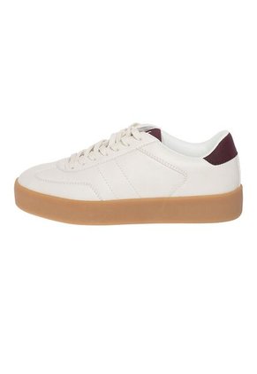 Zapatos Casuales Tipo Sneakers Mesa Para Mujer Beige Brash 201654