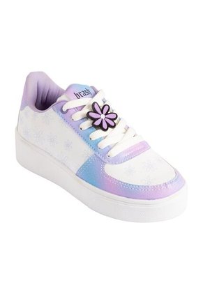 Zapatos Casual Tipo Sneakers Con Plataforma Para Niña Blanco Brash 210058 Payless