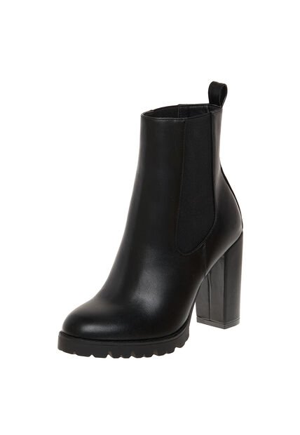 Botines Con Taco Starry Para Mujer Negro Brash 210596