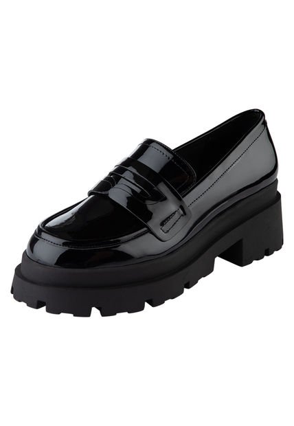 Zapatos Casuales Rudy Tipo Mocasín Para Mujer Negro Brash 199895