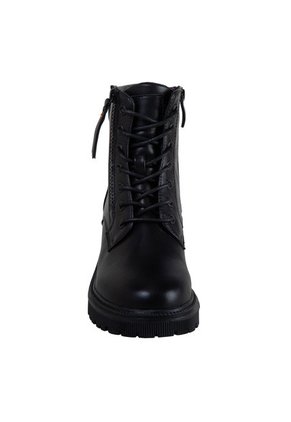 Botines Janie Con Cordones Para Mujer Negro Brash 199236 Payless