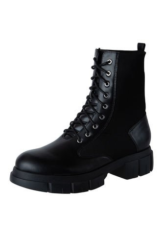 Botas De Combate Elvys Para Mujer Negro Brash 196895 Payless Brash