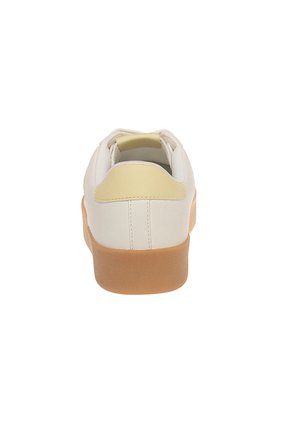 Zapatos Casuales Tipo Sneakers Mesa Para Mujer Marfil Brash 210881