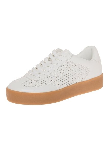 Zapatos Casuales Mesa Tipo Sneaker Para Mujer Blanco Brash 211187