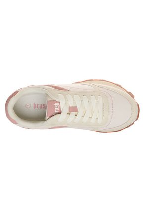 Zapatos Casuales Crew Tipo Snekaers Para Mujer Beige Brash 210728
