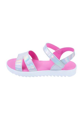 Sandalias Planas Soraya Para Niña Plateado Brash 200636 Payless
