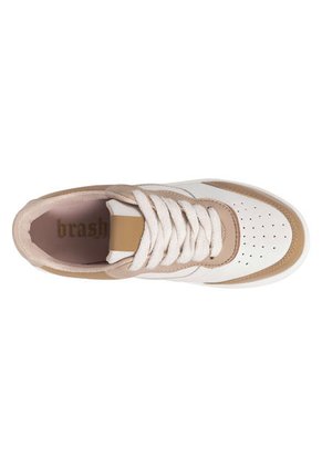 Zapatos Casuales Tipo Sneakers Para Mujer Bronceado Brash 199585 Payless