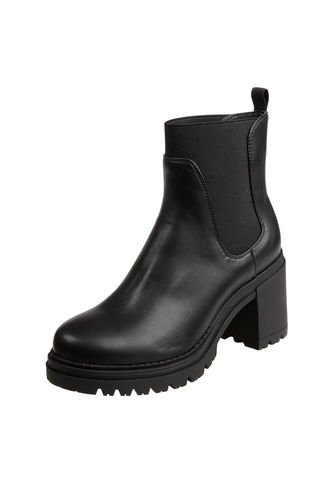 Botines Tipton Con Tacón Para Mujer Negro Brash 199440 Payless Brash