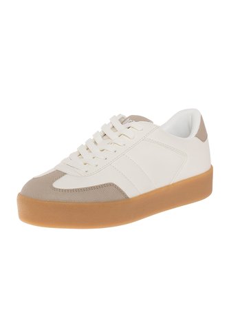 Zapatos Casuales Tipo Sneakers Mesa Para Mujer Marfil Brash 211698 Brash