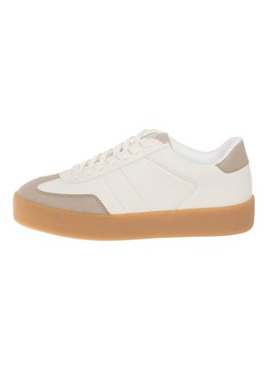 Zapatos Casuales Tipo Sneakers Mesa Para Mujer Marfil Brash 211698