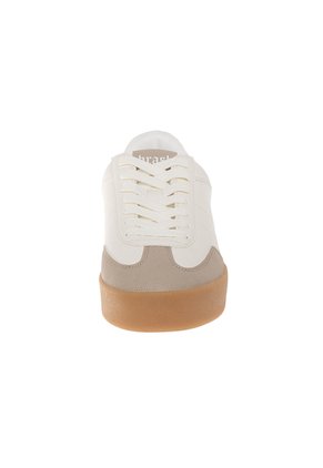 Zapatos Casuales Tipo Sneakers Mesa Para Mujer Marfil Brash 211698