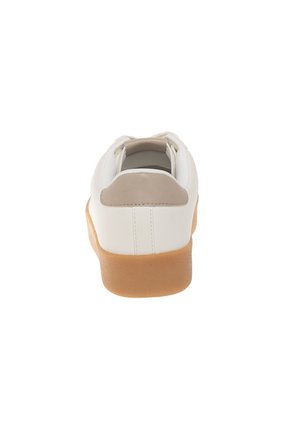 Zapatos Casuales Tipo Sneakers Mesa Para Mujer Marfil Brash 211698