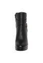Botines Charlie Con Taco Para Mujer Negro Brash 211358 de Brash