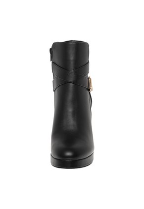 Botines Charlie Con Taco Para Mujer Negro Brash 211358