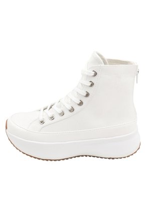 Tenis Monster High Top Para Mujer Blanco Brash 192212
