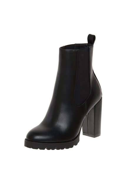 Botines Con Taco Starry Para Mujer Negro Brash 210596