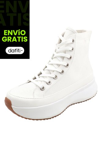 Tenis Monster High Top Para Mujer Blanco Brash 192212 Brash