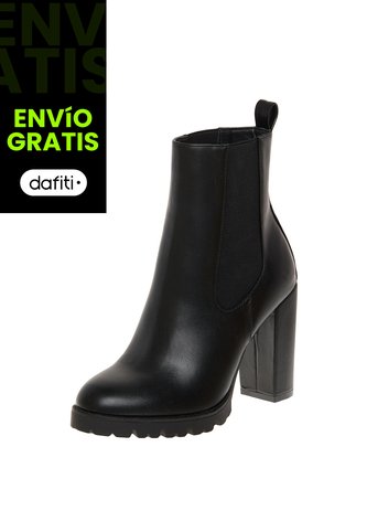 Botines Con Taco Starry Para Mujer Negro Brash 210596 Brash