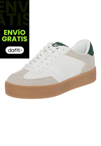 Zapatos Casuales Tipo Sneakers Mesa Para Mujer Beige Brash 201655 Brash